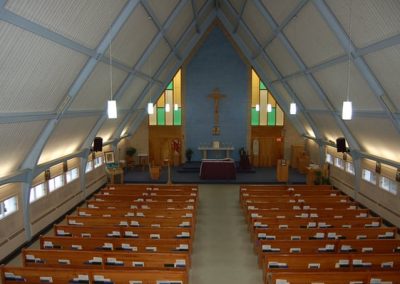 Intérieur de l'église Notre-Dame-de-Fatima, Fredericton
