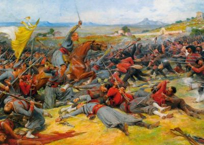Battle of Mentana, Italy