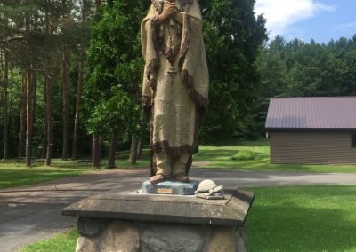 Statue of Saint Kateri in Auriesville, New-York