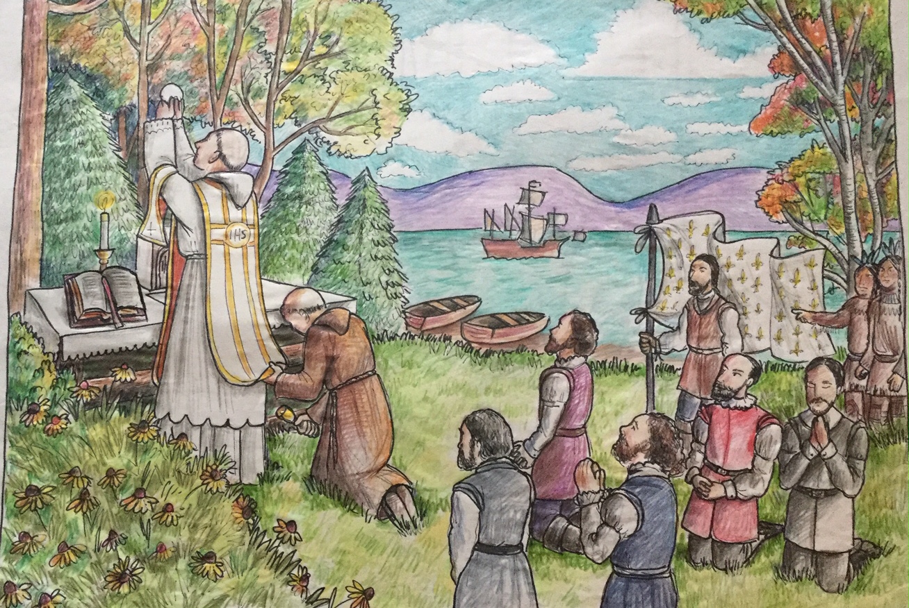 Les premières messes au Canada Image