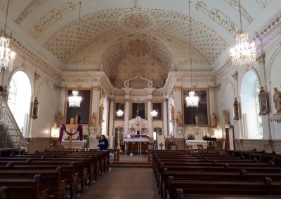 Inside of the church Notre-Dame-de-la-Visitation