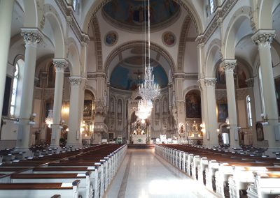 Inside the basilica Ste-Anne-de Varennes