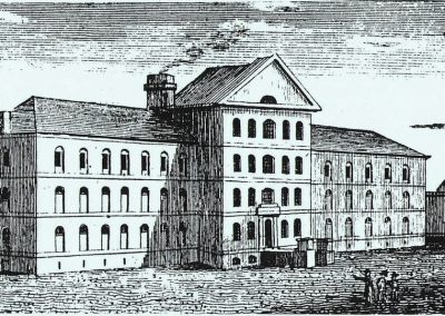 Prison Pied-du-Courant au 19e siècle