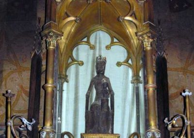 The original statue of Notre-Dame-de-Rocamadour