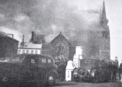 incendie de l'église Sainte-Anne-des-Monts en 1938