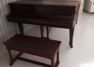 Piano which belonged to Dina Bélanger