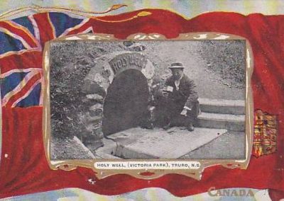 Old picture of the Holy Well in Truro, Nova Scotia