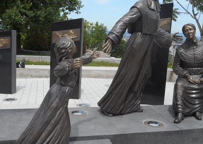 Monument near Old Quebec in honor of Mother Marcelle Mallet