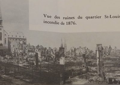 Couvent des Soeurs du Bon-Pasteur après l'incendie